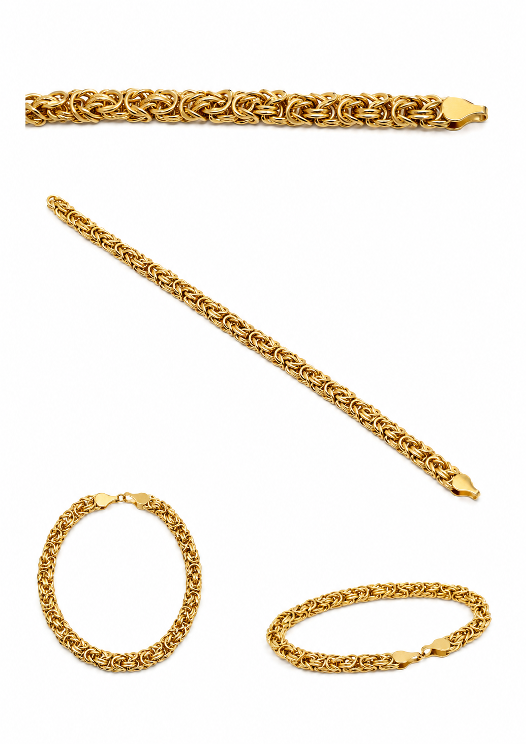 18k/750 yellow gold bracelet, 7.80g
