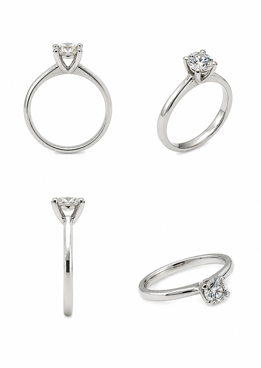 Bague en argent 925, sertie de zirconiums, argent rhodié, 3,18g