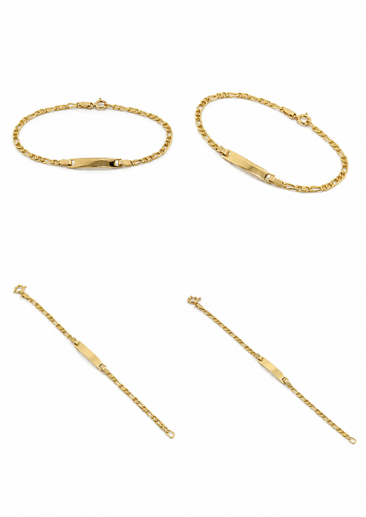 Babyarmband, inclusief gravure, 18k/750 goud, 2.02