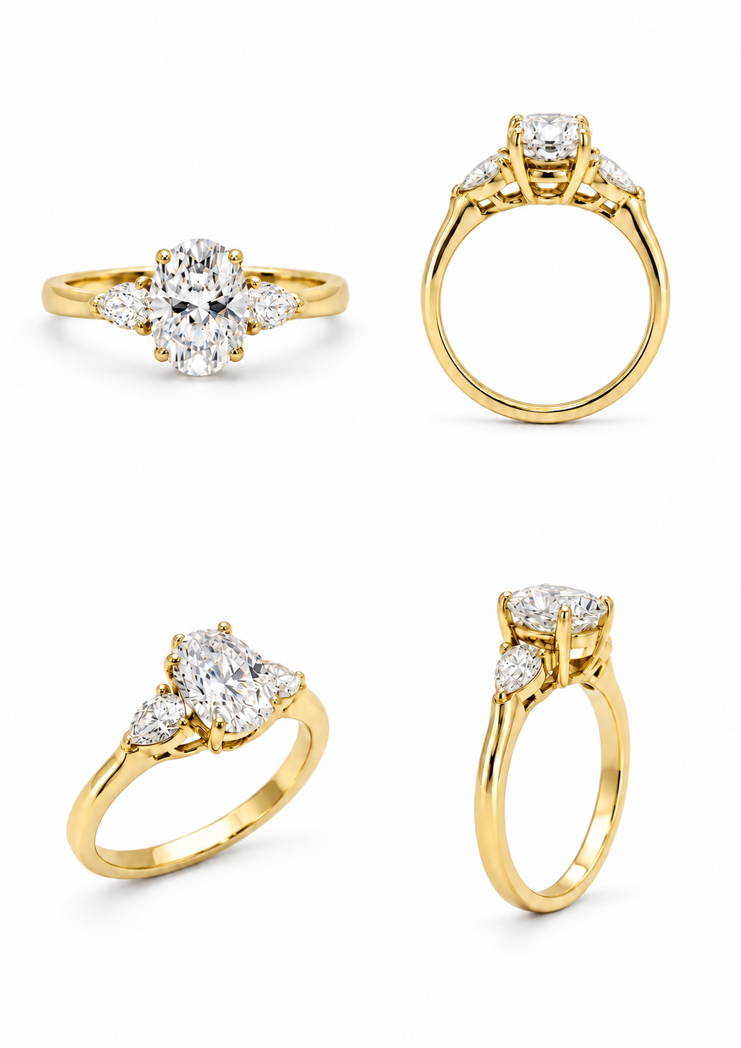 Bague coupe Oval 2,02ct