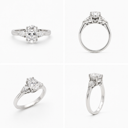 Bague coupe Oval 2,02ct