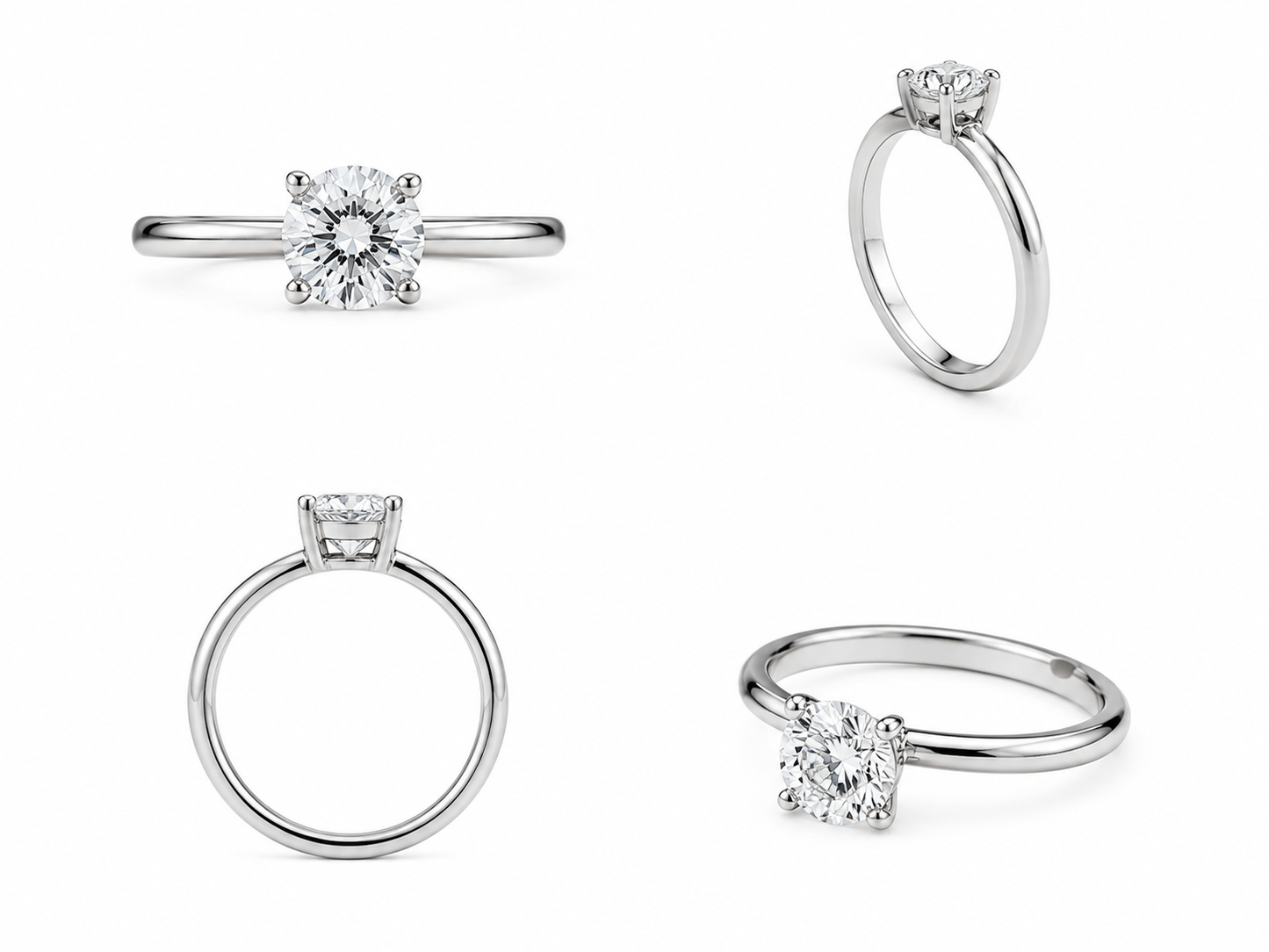 Round Brilliant Engagement Ring