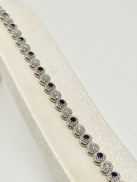 925 silver tennis bracelet