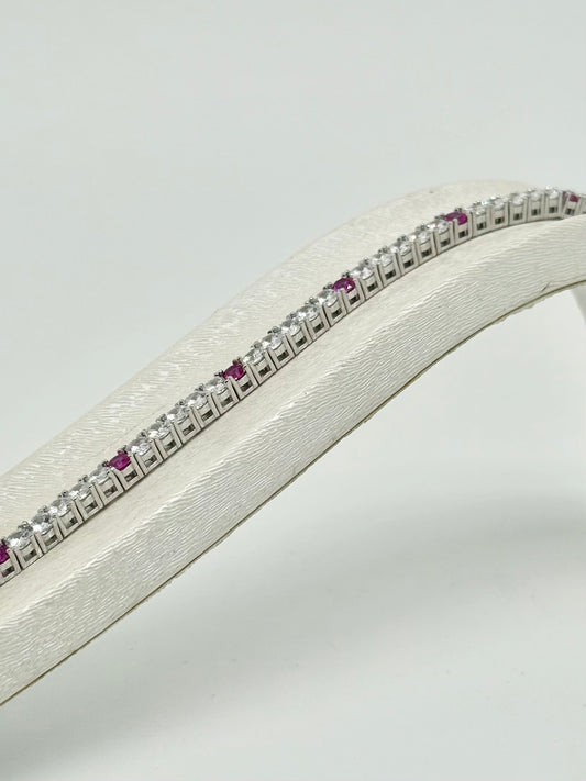 925 silver tennis bracelet
