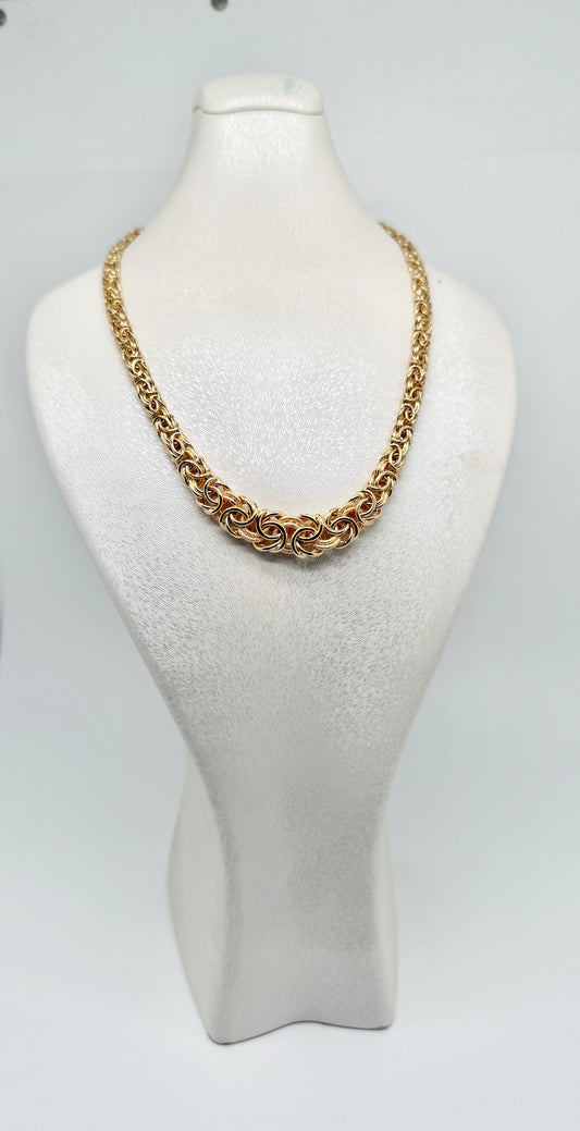 18k/750 yellow gold necklace, 13.88g