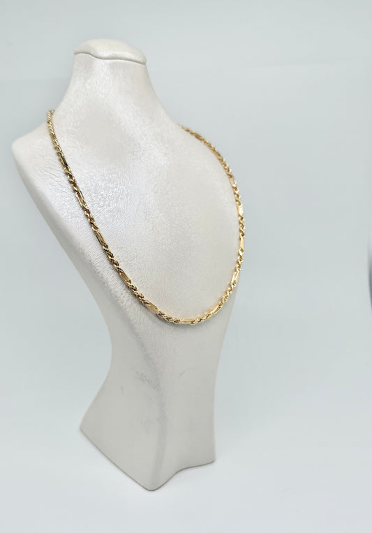 Yellow gold chain, 12.34 g