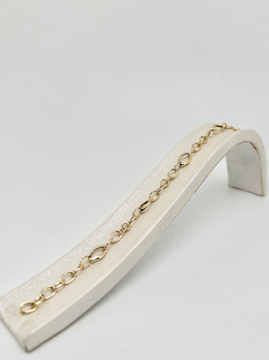 Geelgouden armband
