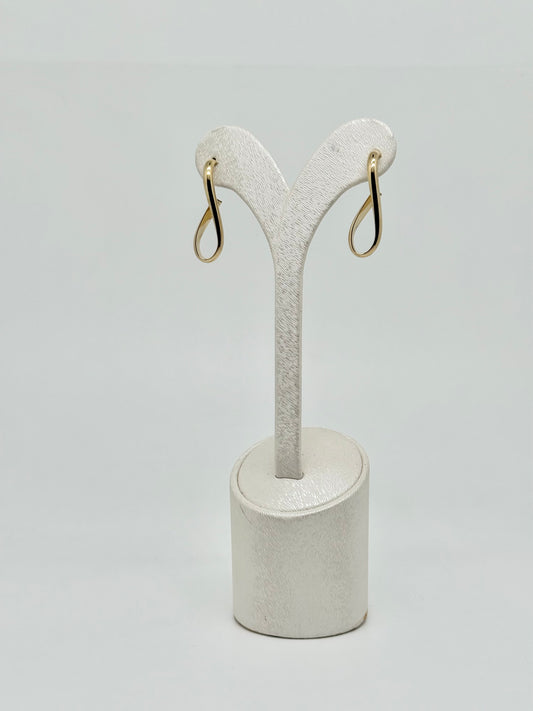 18k/750 gold earrings, 1.54g