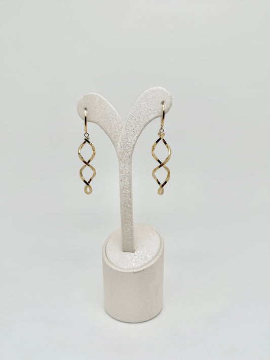 Boucles d'oreilles festives, or jaune 18 carats, 2,42 g