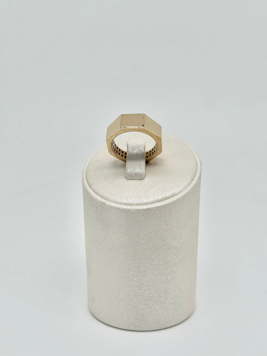 18-karaats/750 geelgouden ring