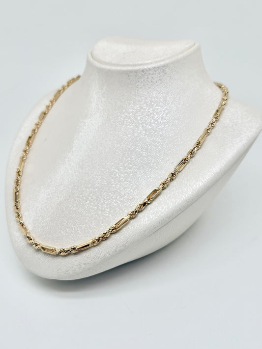 Yellow gold chain, 18 carats/750, g, 50 cm.