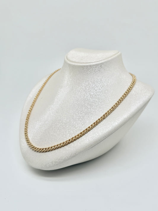 Yellow gold necklace, delicate model, 18 carats/750,