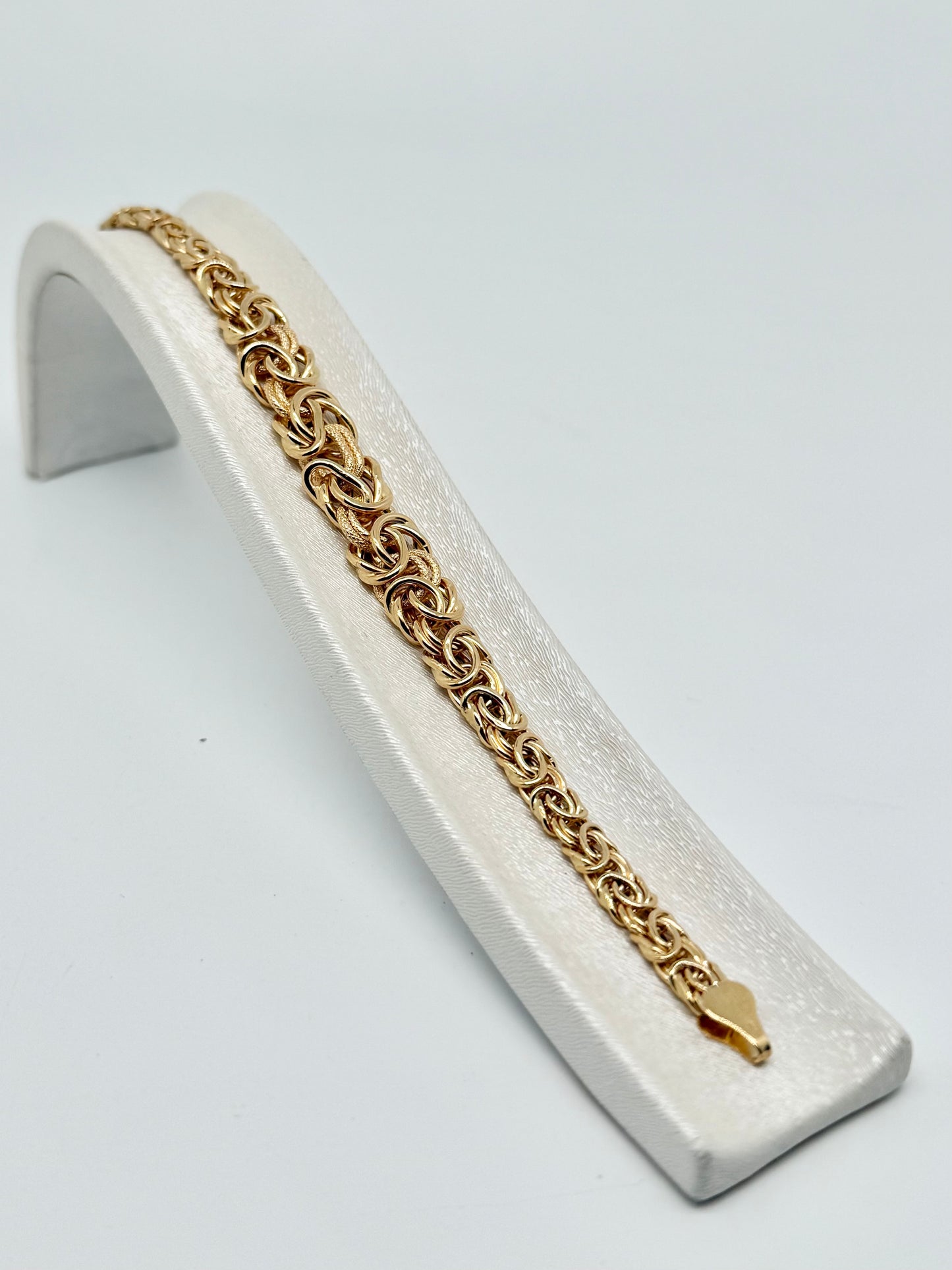 18k/750 yellow gold bracelet, 7.80g