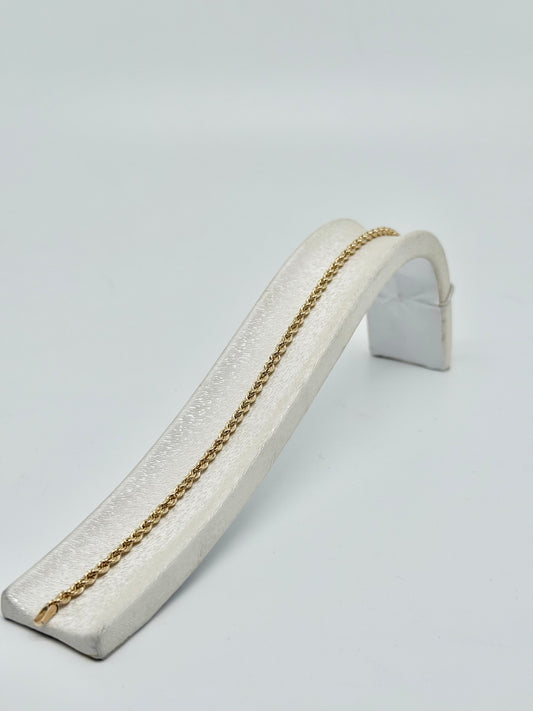 Gedraaide armband in 18k/750 geelgoud, 1,84 g