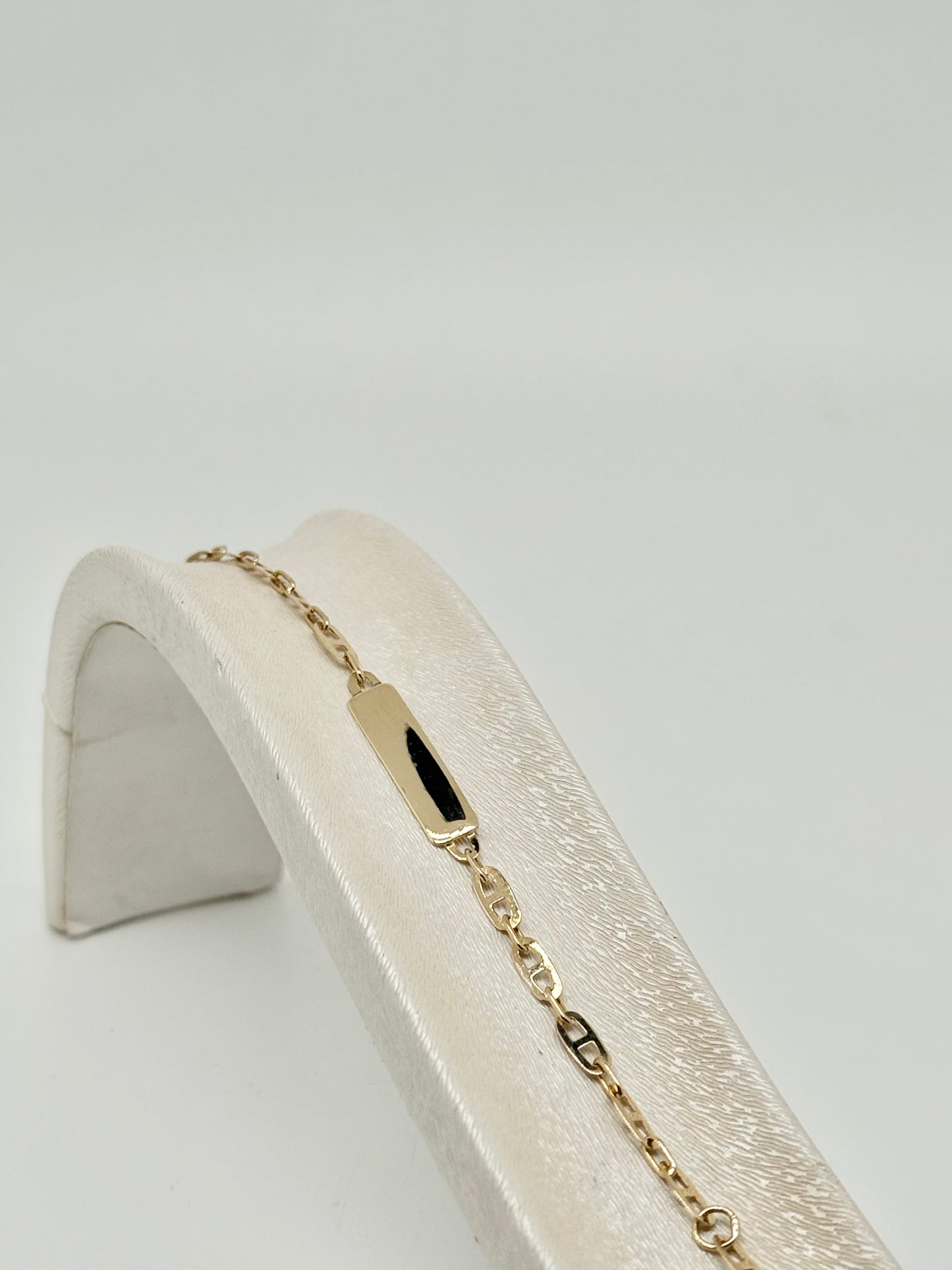 Babyarmband, inclusief gravure, 18k/750 goud, 2,01 g