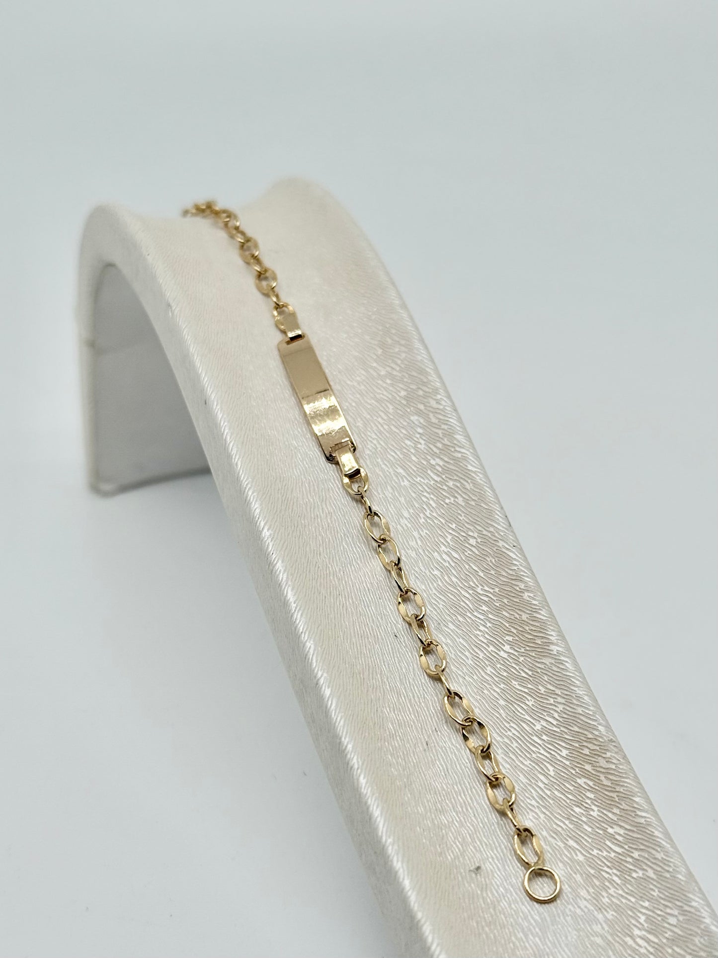 Babyarmband, inclusief gravure, 18k/750 goud, 1,47g