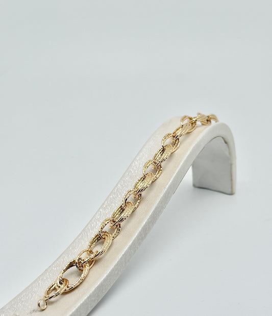 Armband van 18 karaat/750 geelgoud, 6,45 g