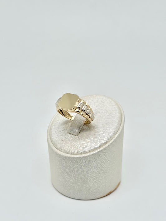 Herenring in 18k/750 geelgoud, 4,26g