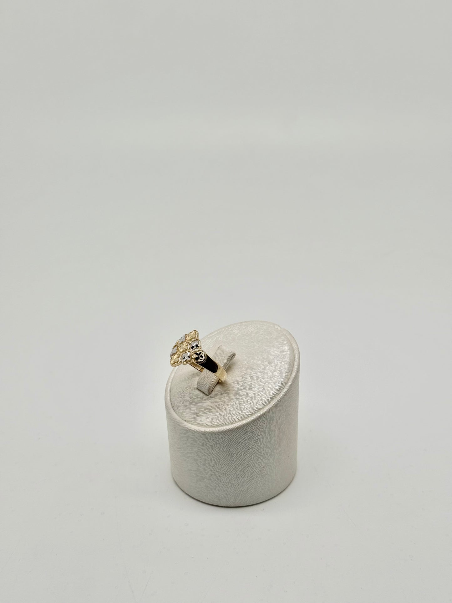 Ring in yellow and white gold, 18 carats/750 