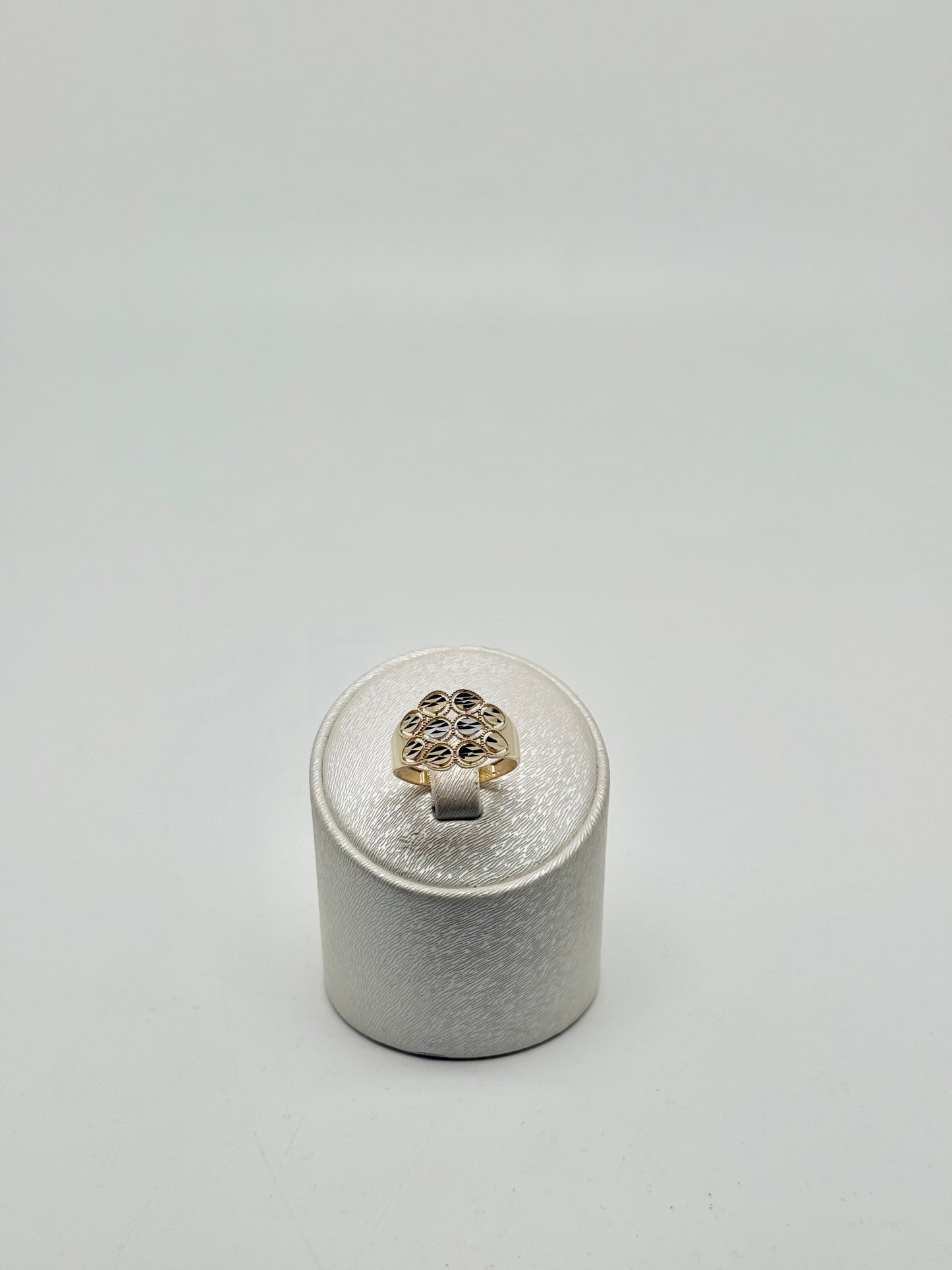 Ring in yellow and white gold, 18k/750 