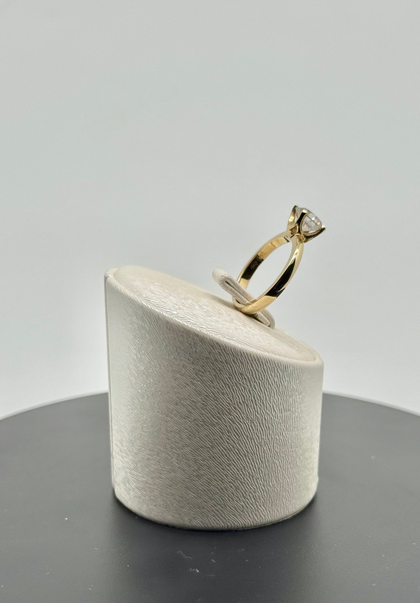 Bague de fiancailles rond brilliant