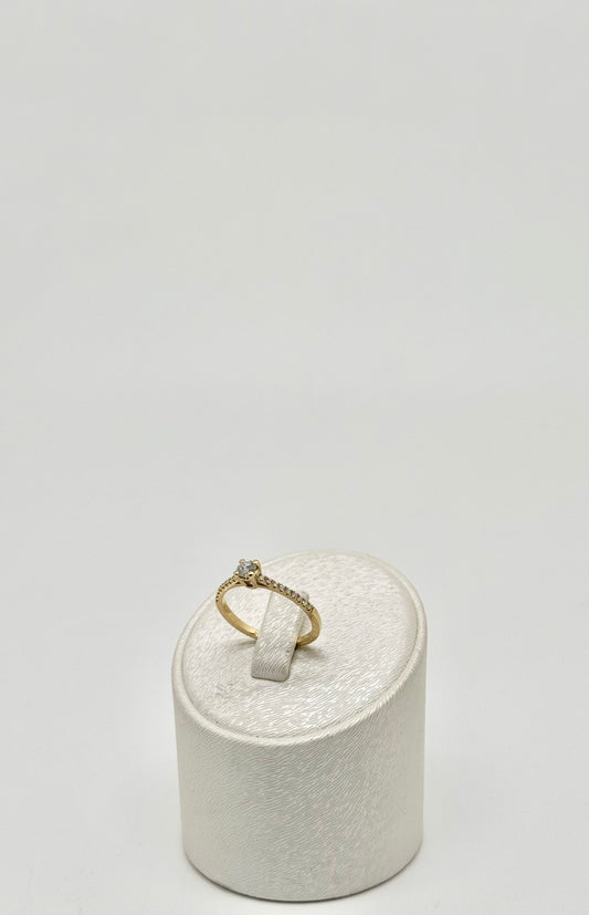 0.38TCW Yellow Gold Ring 