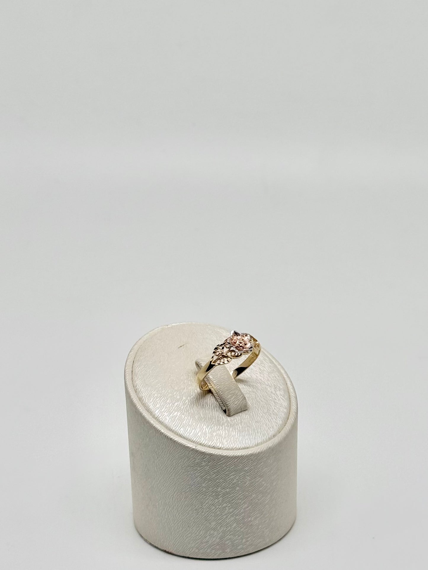 Bague tri-color  ' rose ' 2,09g