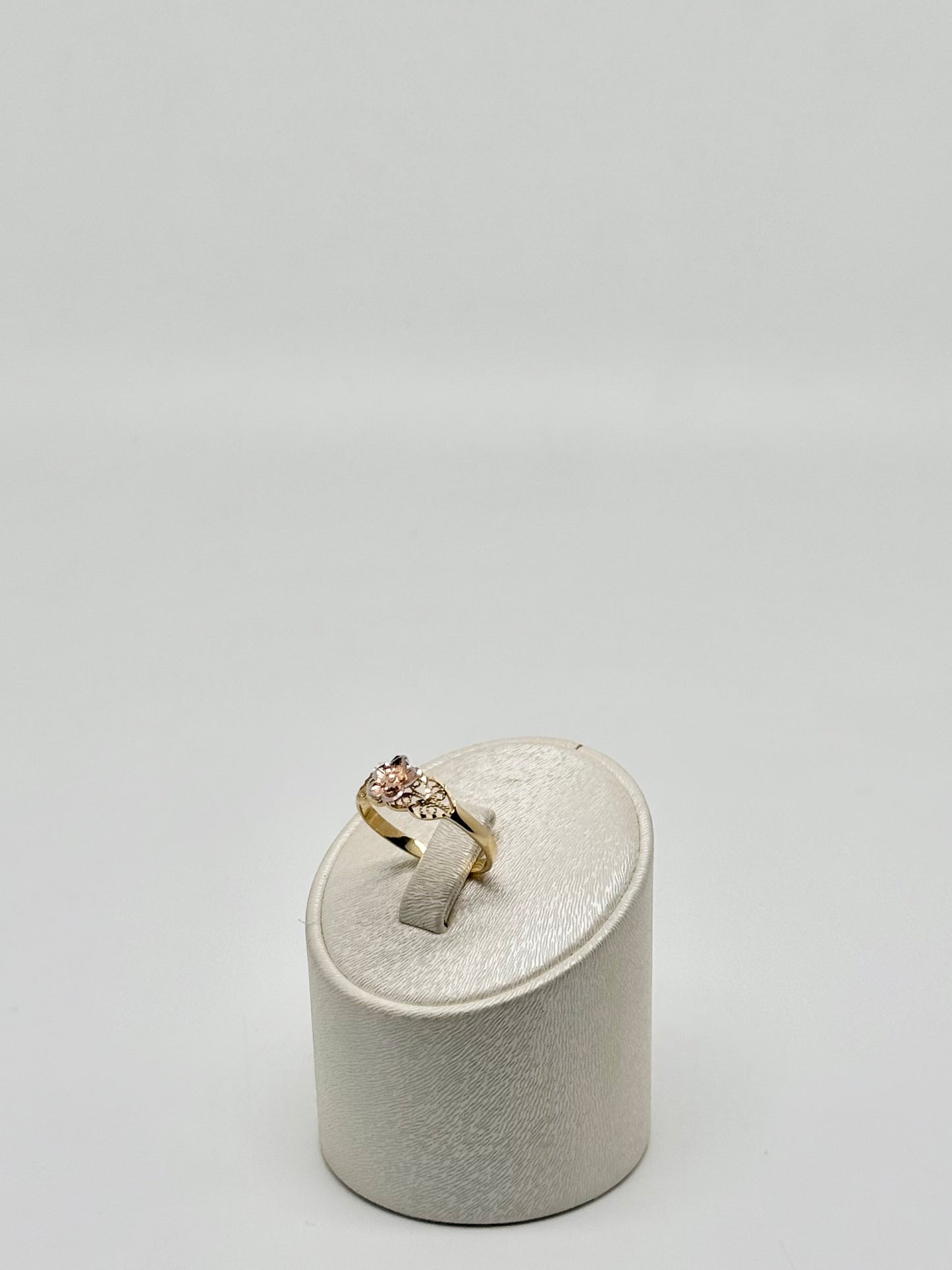 Bague tri-color  ' rose ' 2,09g