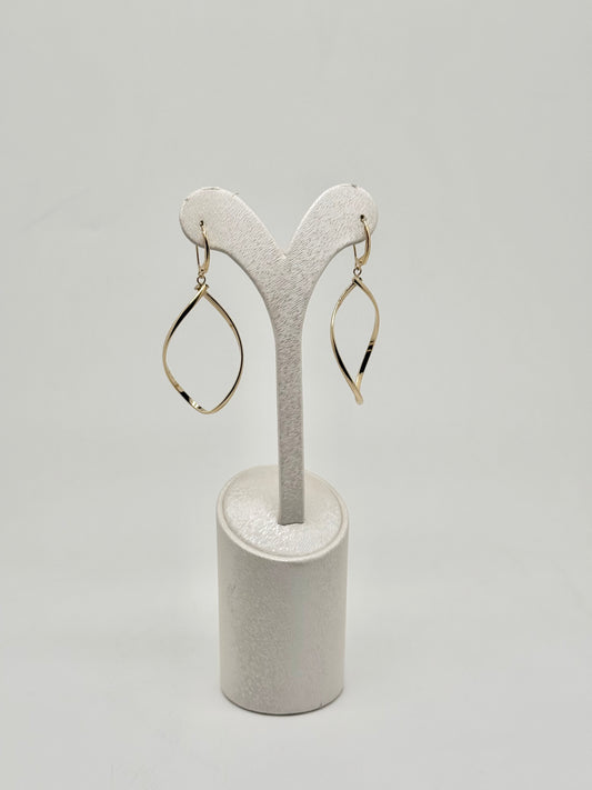 Boucle d'oreille or jaune , 2,11g