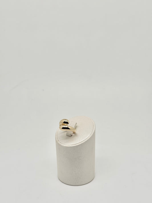 18k/750 geelgouden ring