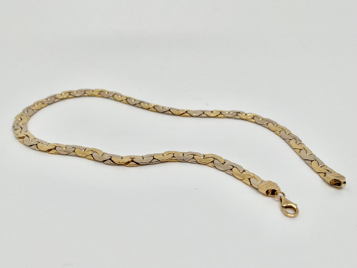 Yellow/white gold necklace